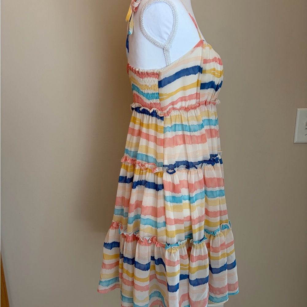 #155 Buddy Love Pastel Ombre Dress. Excellent Condition. Size S - Picture 4 of 11